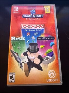 Nintendo Switch Game Night Compilation — Orange & Multicolor Artwork